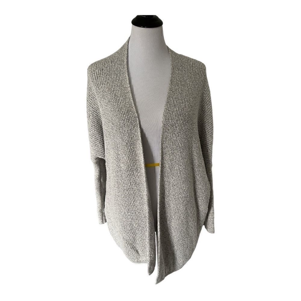 Market & Spruce Grey Open Cardigan size M